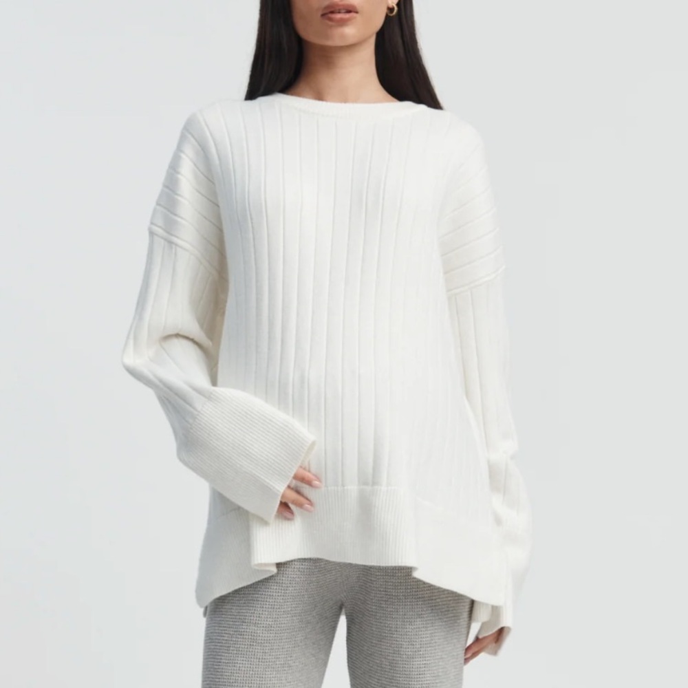 ROWE KNIT JUMPER (IVORY)